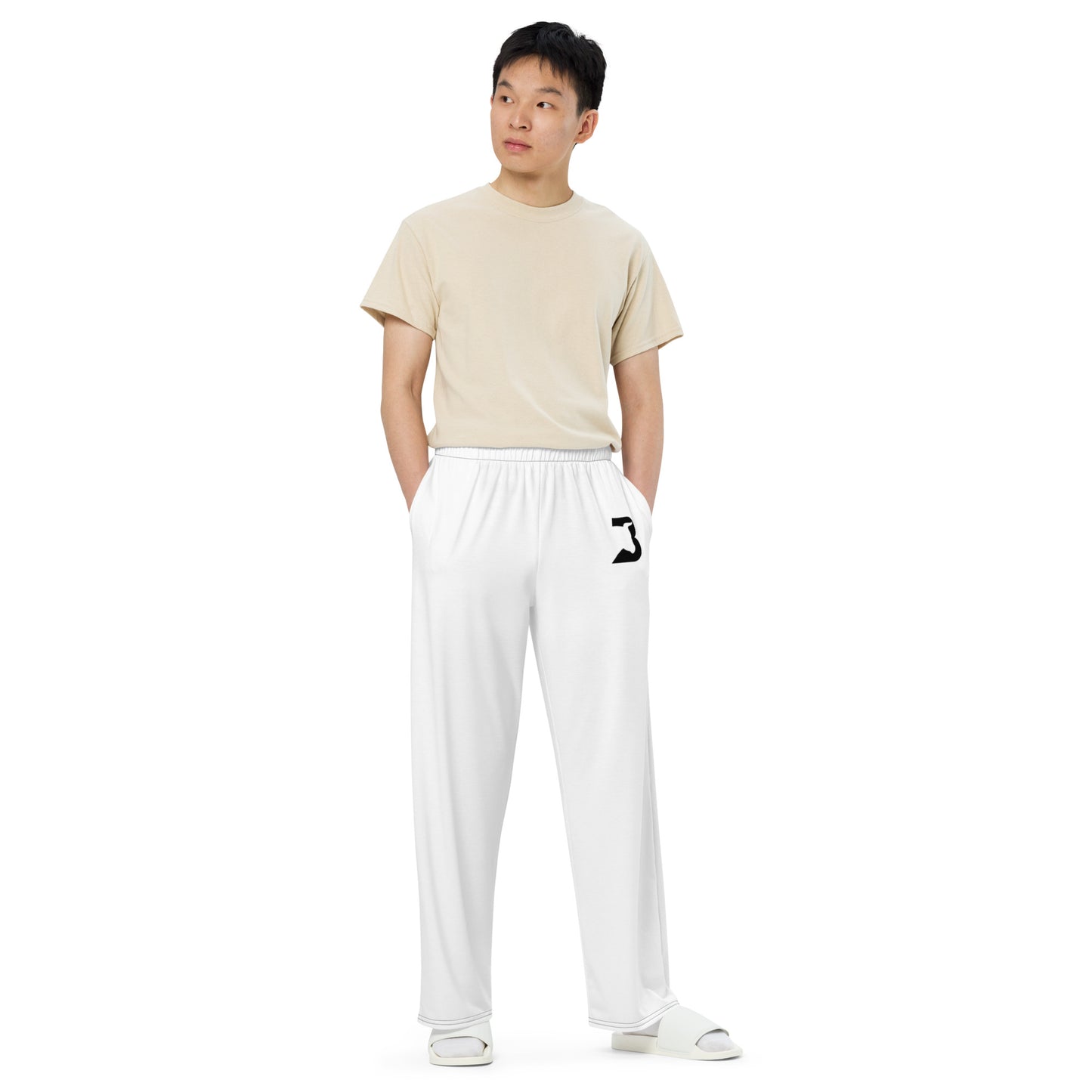 Pantalón ancho all over unisex