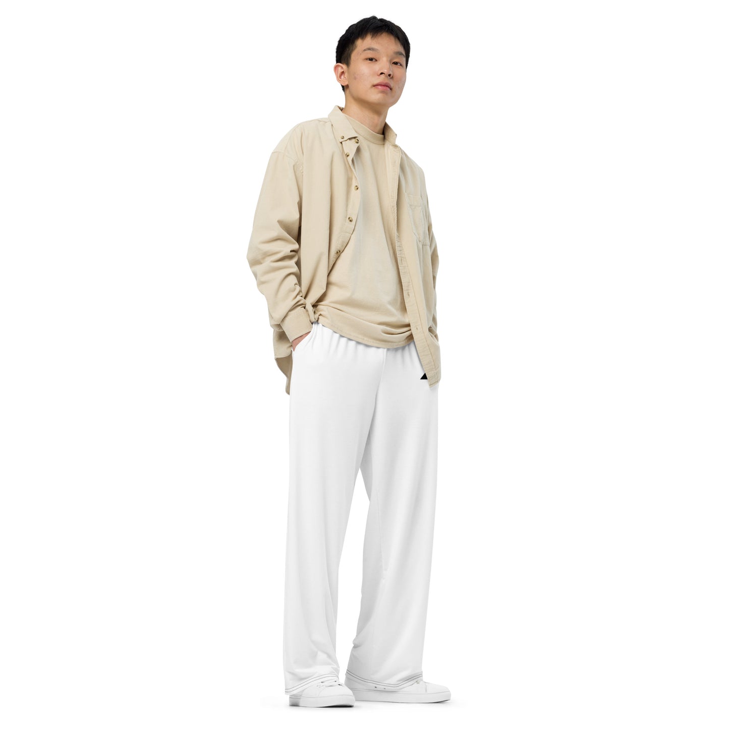 Pantalón ancho all over unisex