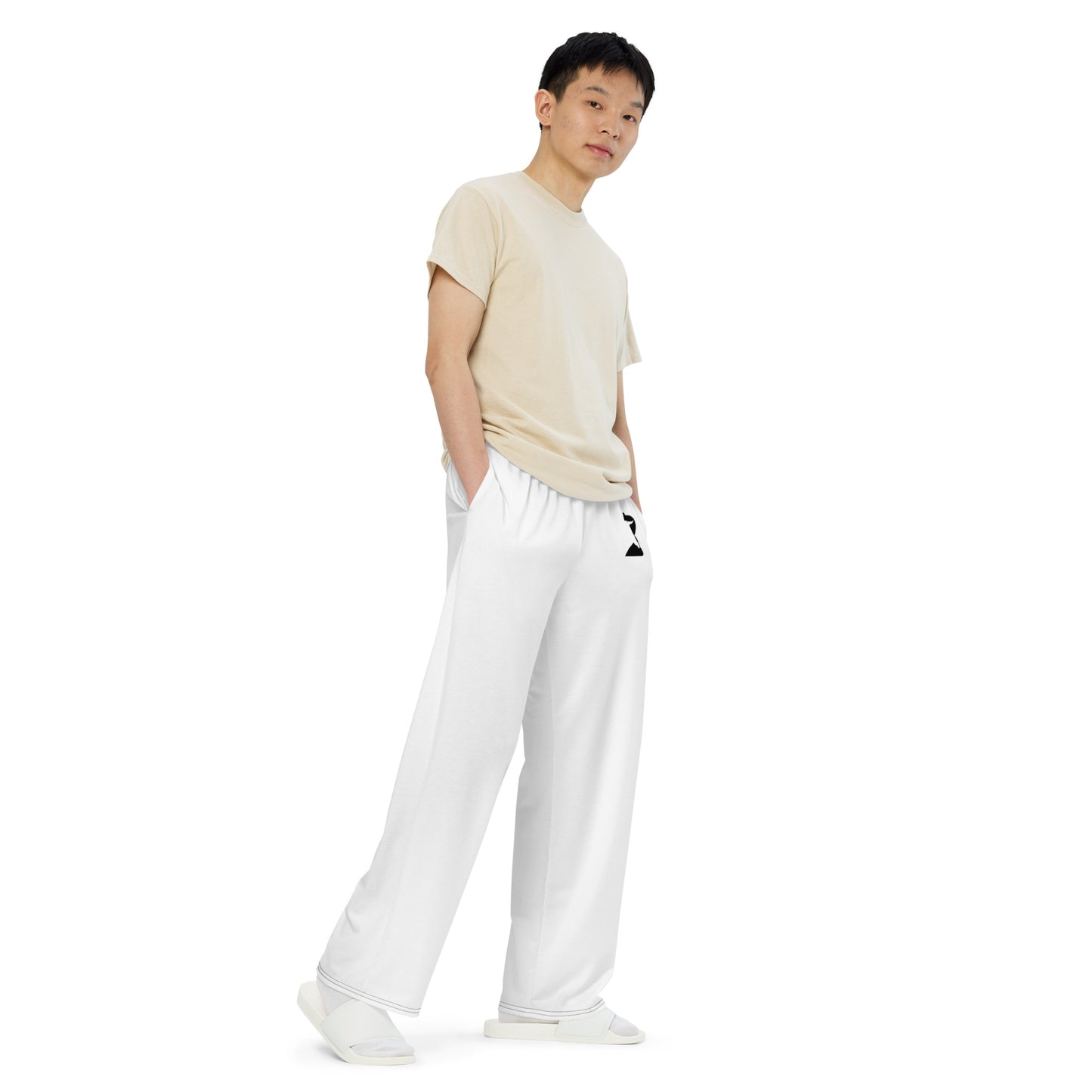 Pantalón ancho all over unisex