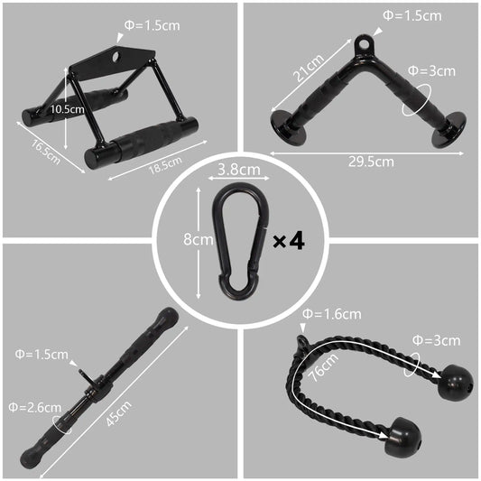 8PCS  Accesorios para máquina de cable