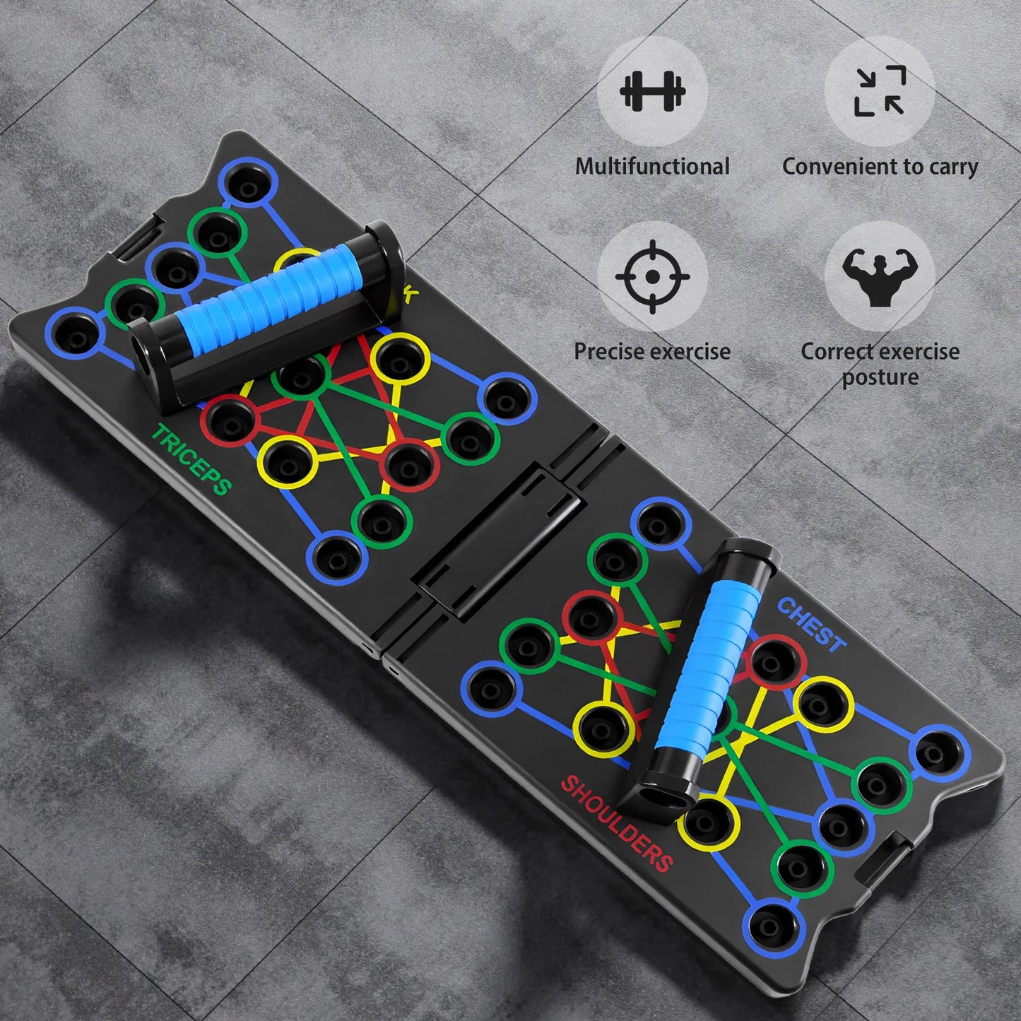 Tabla de flexiones portátil